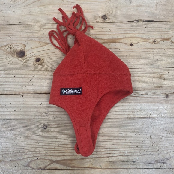 Columbia Winter Hat Infant Red Fleece - Picture 3 of 7